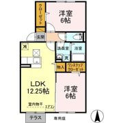 セントアンドリュース A棟の間取り画像