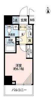 プレール・ドゥーク品川旗の台の間取り画像