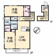 クロノスの間取り画像