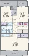 シャンフレーズの間取り画像