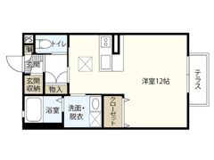 メロディ参番館の間取り画像