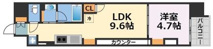 アーバネックス心斎橋EASTの間取り画像