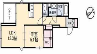 アヴェニール・ラディウ平和大通の間取り画像