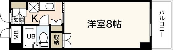 井口クイーンズコートの間取り画像