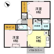 セジュール天神 Bの間取り画像