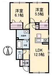 シャルマン A棟の間取り画像