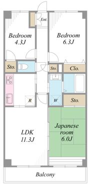 第2プレミール東久留米の間取り画像