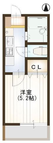 Pluma三鷹Ⅱの間取り画像
