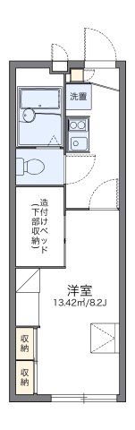 レオパレスパーシモンの間取り画像