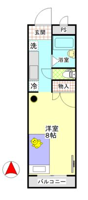 SKマンションの間取り画像