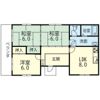 城南町貸家の間取り画像