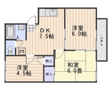 コーポ浜野Aの間取り画像