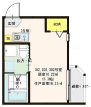 ハーモニーテラス青井Ⅵの間取り画像