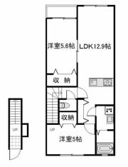 リバーサイド東畦B棟の間取り画像