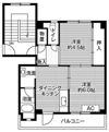 ビレッジハウス津沢2号棟の間取り画像