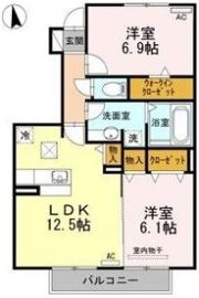 ソシア・ミズノの間取り画像