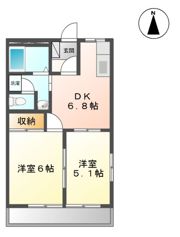 フローリッシュの間取り画像