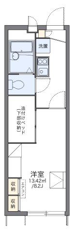 レオパレス武蔵野第3の間取り画像