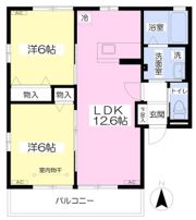 フォンティーヌ B棟の間取り画像