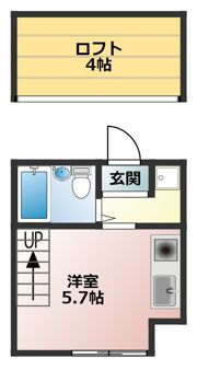 ソレイユ中原の間取り画像