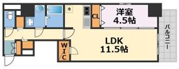 S-RESIDENCE阿波座bouncyの間取り画像