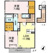 ロードサイド葵 Cの間取り画像