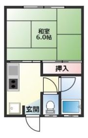 上園アパートの間取り画像