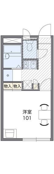 レオパレスルミエラの間取り画像