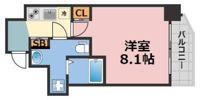 エグゼ堺筋本町の間取り画像