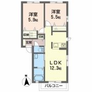 シャーメゾンmf B棟の間取り画像