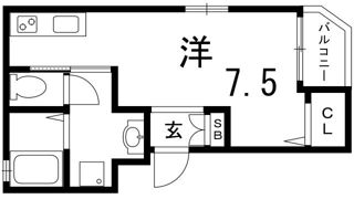 ワコーレヴィータ神戸上沢通サウスの間取り画像
