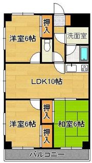ギャラン中井の間取り画像