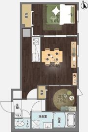 ウェルスクエア桜上水の間取り画像