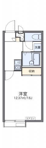 レオパレス南逆井の間取り画像