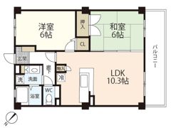 フォブール川内の間取り画像