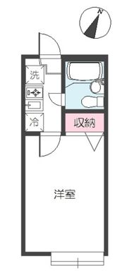 ベルドーラ一之江Bの間取り画像
