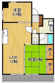 SK陣の原駅前の間取り画像