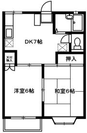 メープルハイツの間取り画像