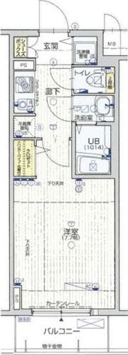 サムティ江坂レガーロの間取り画像