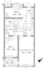 MFPRコート代官山の間取り画像