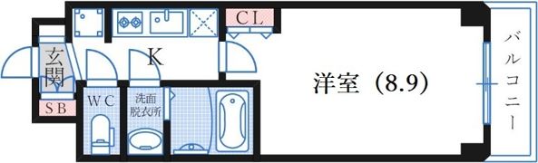 MJC神戸ハーバーウエストの間取り画像