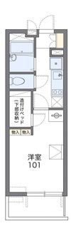 レオパレスKウッズⅡの間取り画像