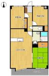 クレセール守恒の間取り画像