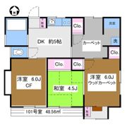 コーポSKの間取り画像