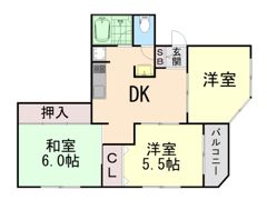ヴィラコート深江の間取り画像