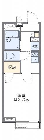 レオパレステラスつばさの間取り画像