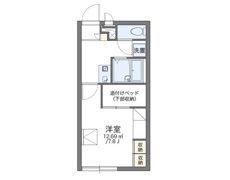 レオパレス芳田の間取り画像