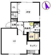 アイビー A棟 Aの間取り画像