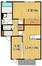 エストレージャA棟の間取り画像
