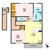 アンテ クラージュの間取り画像